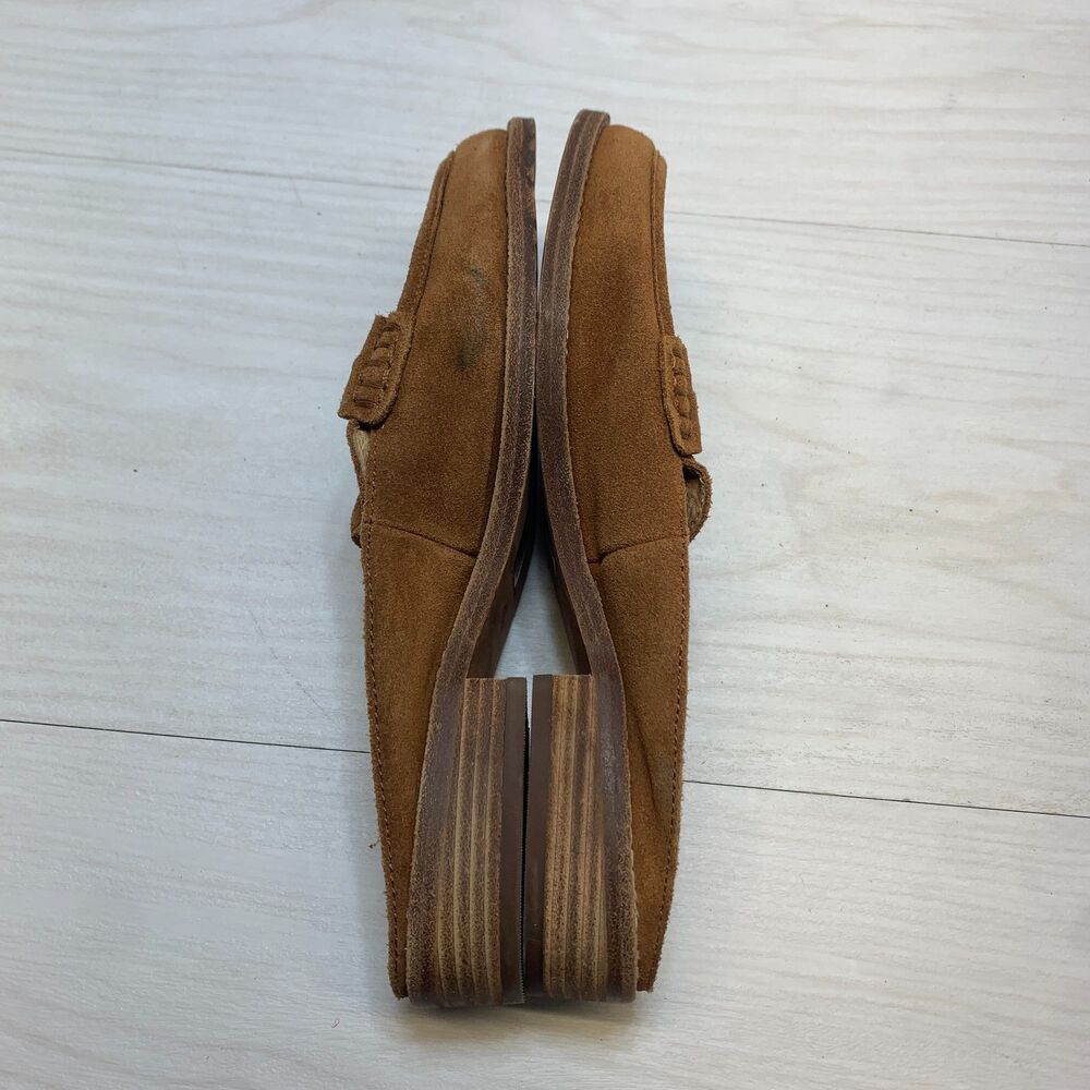 Madewell Slip On Suede Loafer Mules Women's Size 8.5 Women's Comfort Casual - Picture 3 of 10